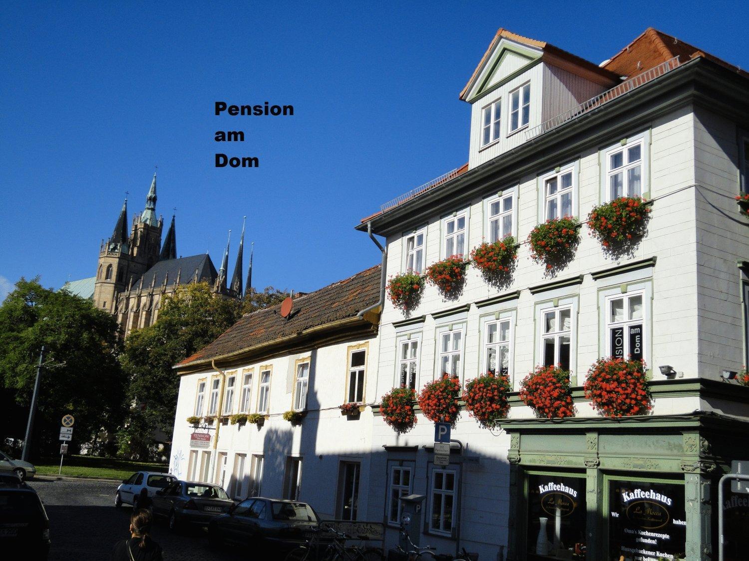 Pension Am Dom Erfurt Exteriör bild